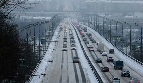 Снегопад в Москве