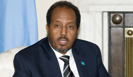 Somali President Hassan Sheikh Mohamud visits