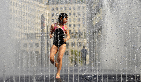 Summer temperatures hit London