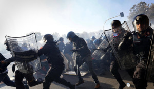 CLASHES IN ROME