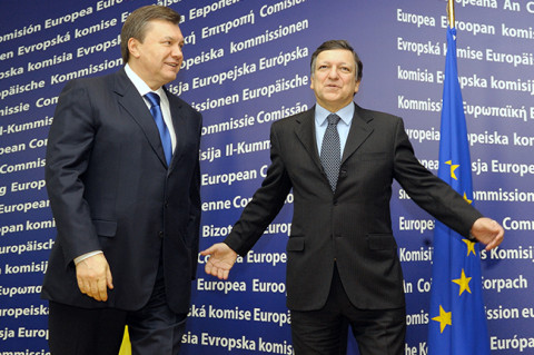 Viktor Yanukovych at the EC