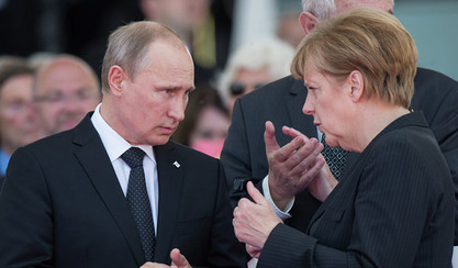 Ангела Меркел и Владимир Путин